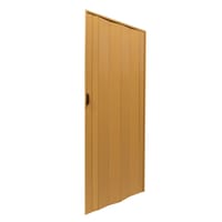 PUERTA PLEGABLE PVC MADERA CLARA 84 CM - 2