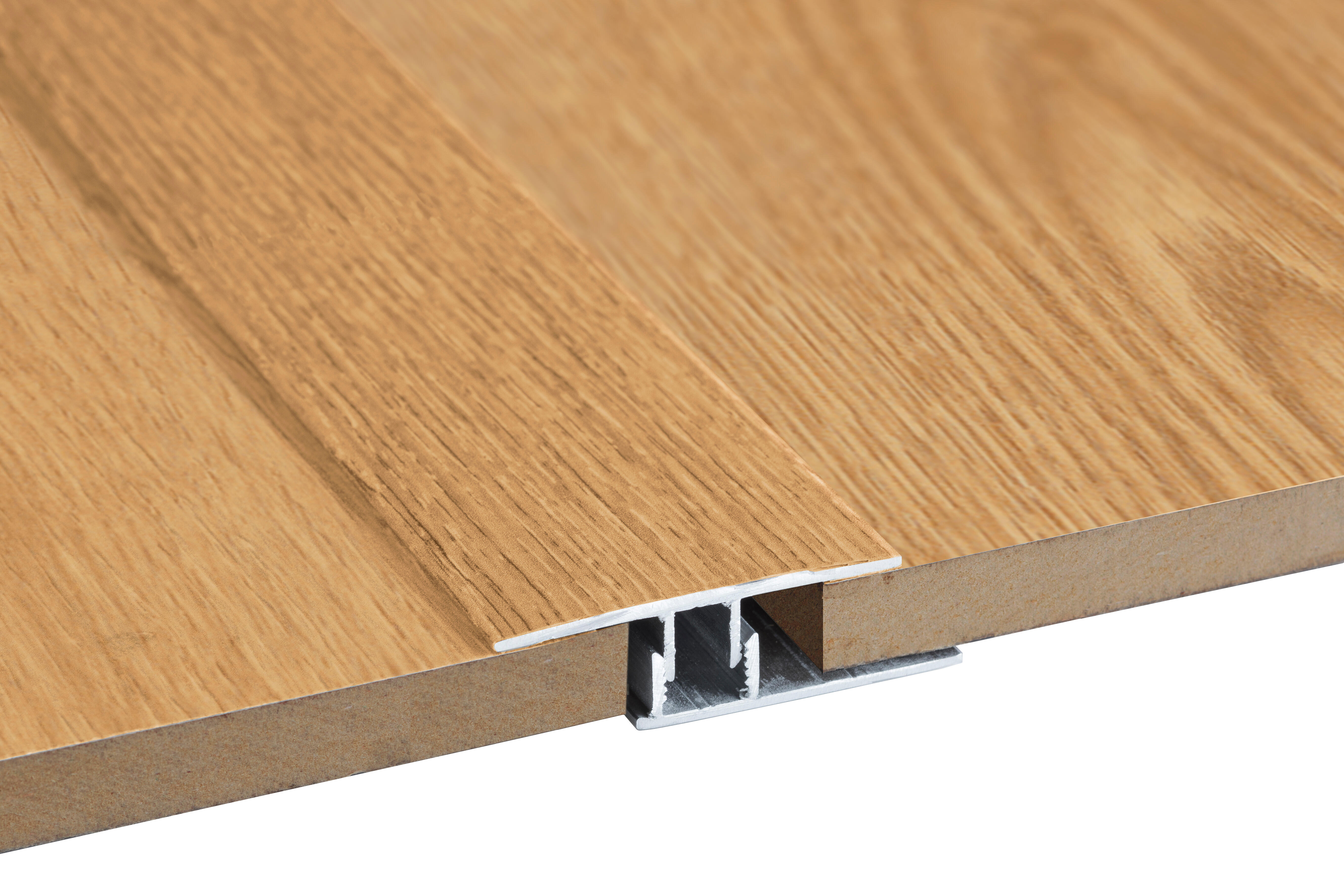 PERFIL TRANSICIÓN DE ALUMINIO ROBLE MONOLAMA/MALTA/AQUA ATLAS 240CM - 2