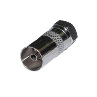 CONECTOR F EMPALME MACHO TV 9.52 HEMBRA - 2