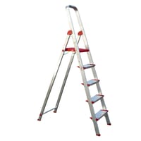 ESCALERA DOMÉSTICA ALUMINIO 5 PELDAÑOS ANCHOS - 2