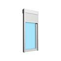 BALCONERA PVC ABATIBLE CON PERSIANA BLANCA 90X218CM DERECHA - 3