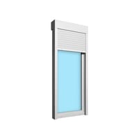 BALCONERA PVC ABATIBLE CON PERSIANA BLANCA 90X218CM DERECHA - 3