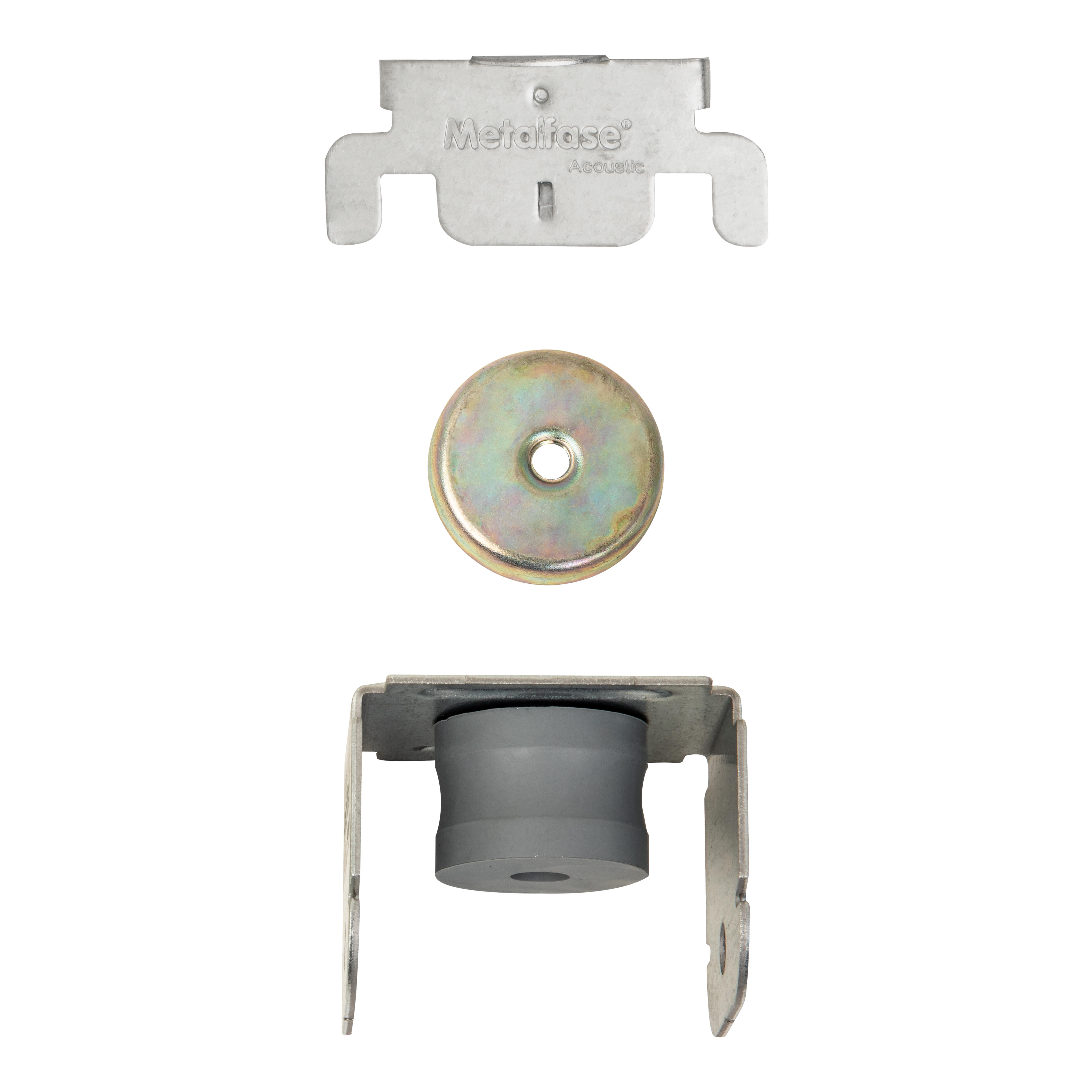 SOPORTE AMORTIGUADOR CON CAUCHO PARA PERFIL DE TECHO TC47 8-30 KG 25 UDS - 2