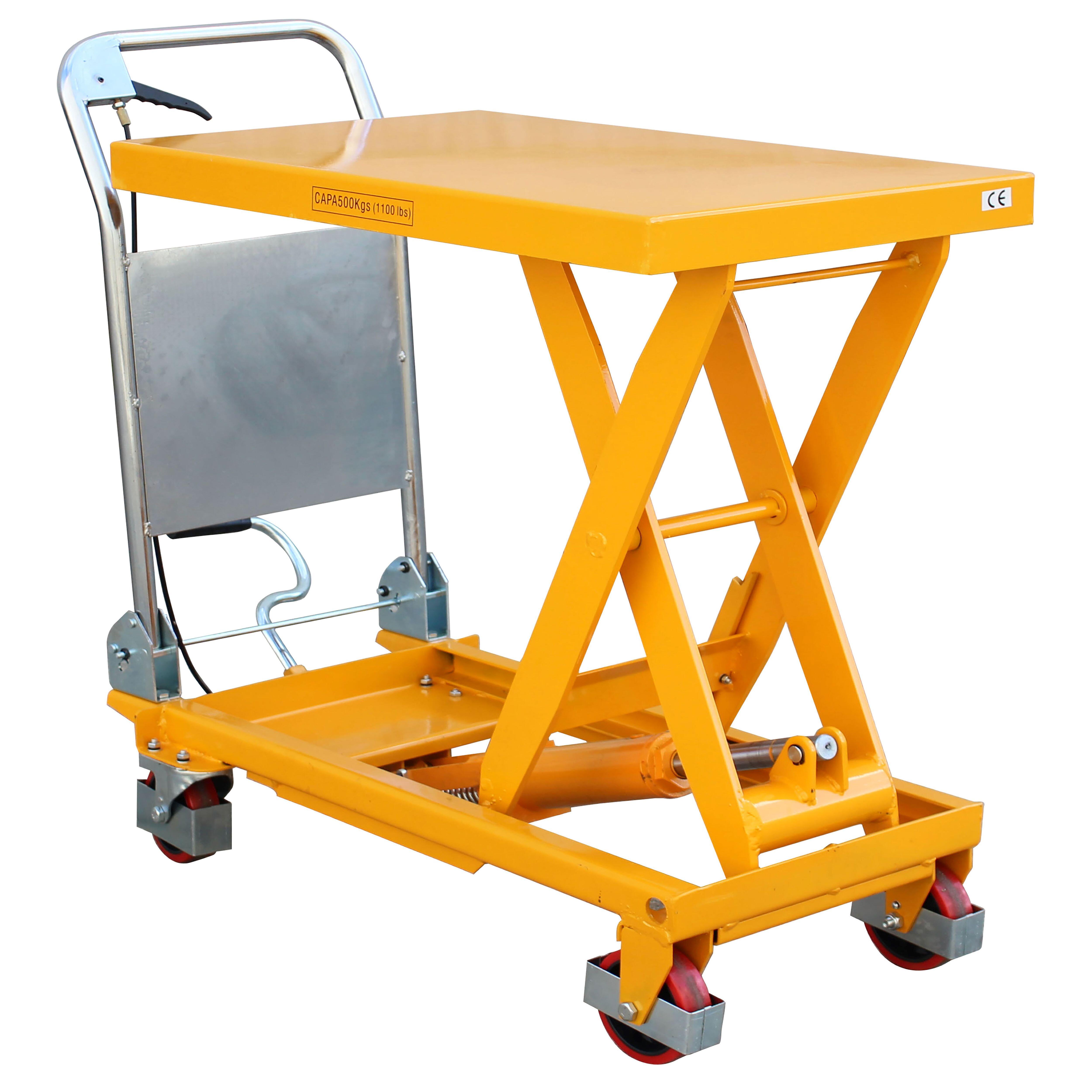 MESA HIDRAULICA ACERO  500KG AYERBE - 2