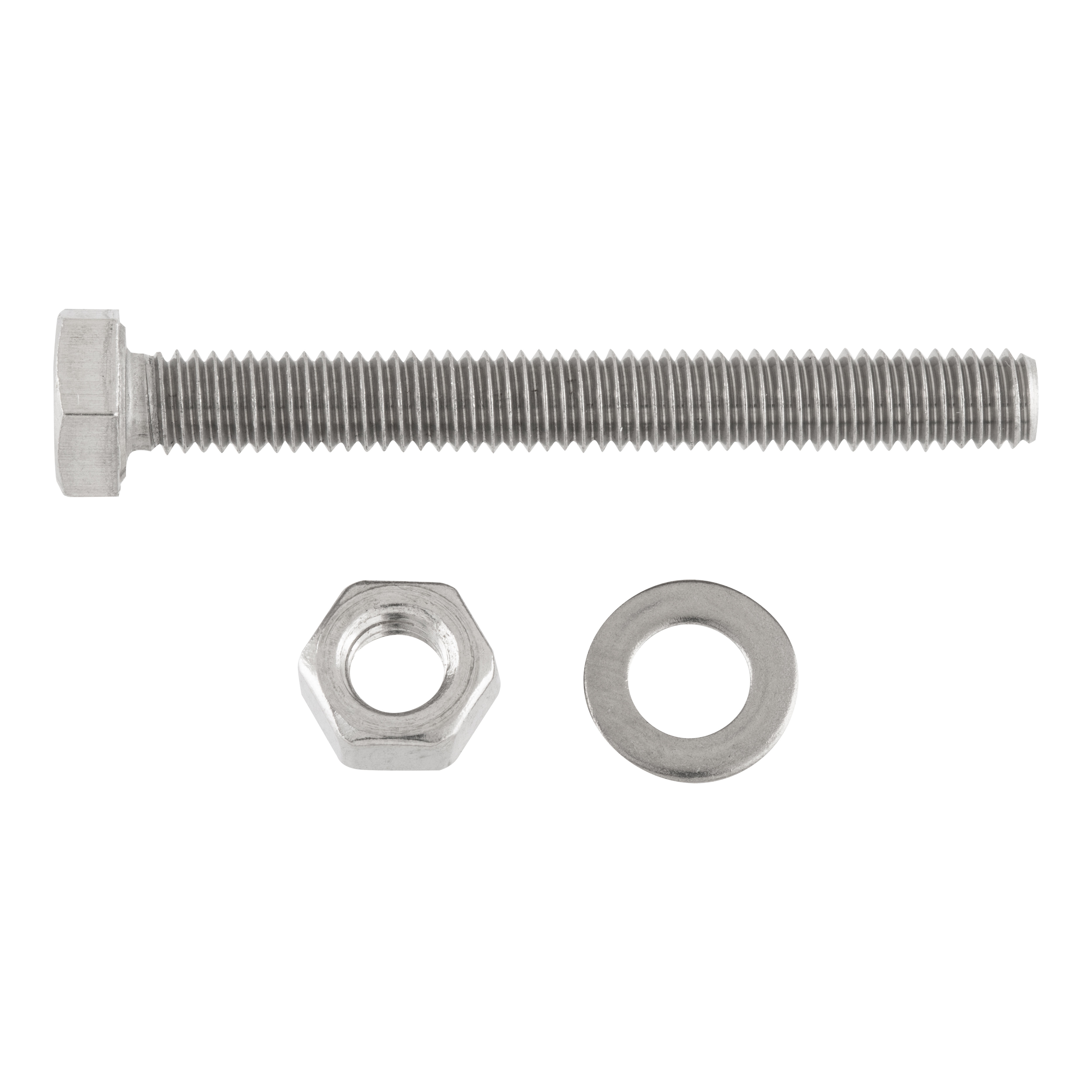 TORNILLOS MÉTRICO HEXAGONAL PARA UNIÓN ACERO INOXIDABLE 6X50MM. 15UDS - 3