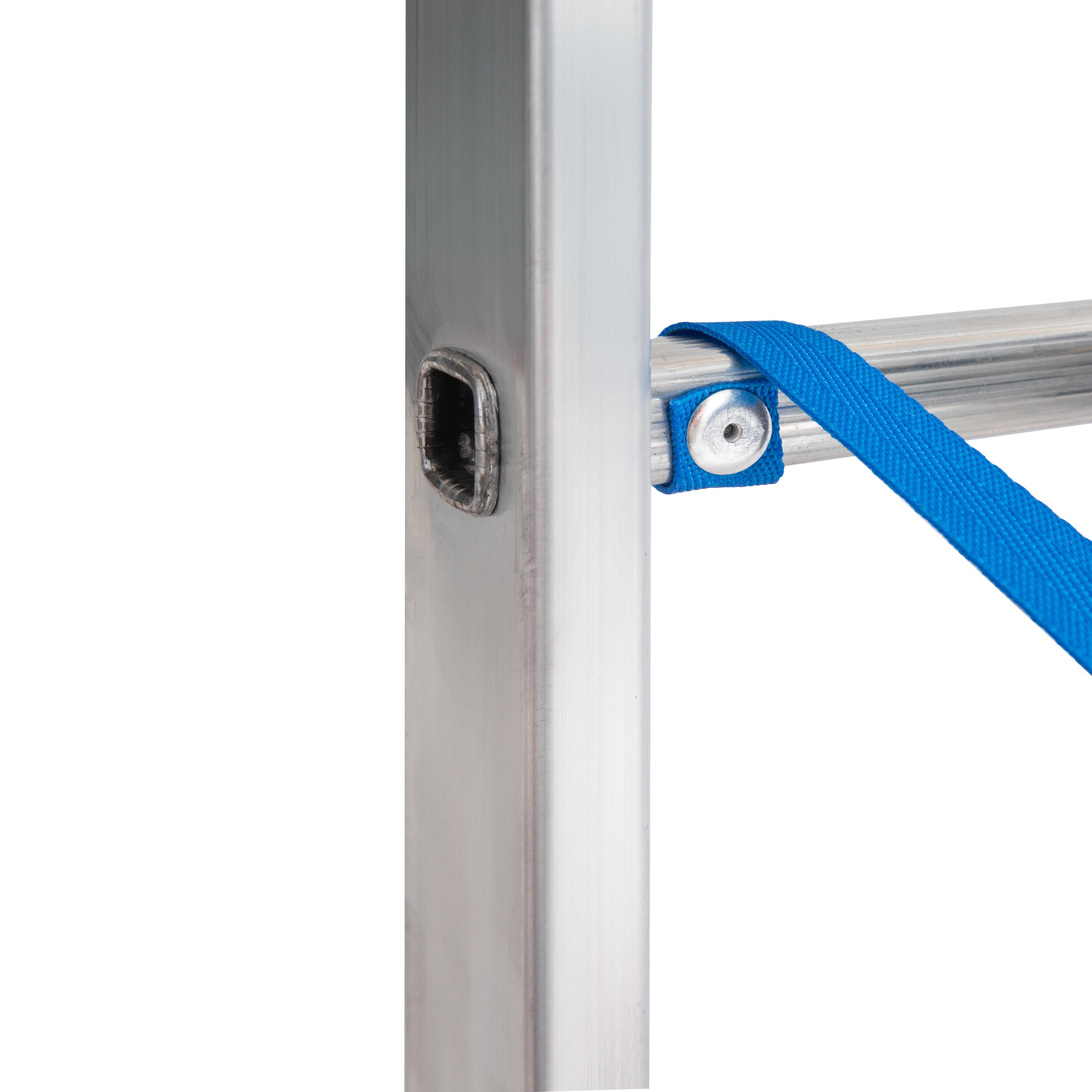 ESCALERA METÁLICA TRANSFORMABLE DE ALUMINIO 8+8+8 PELDAÑOS - 4