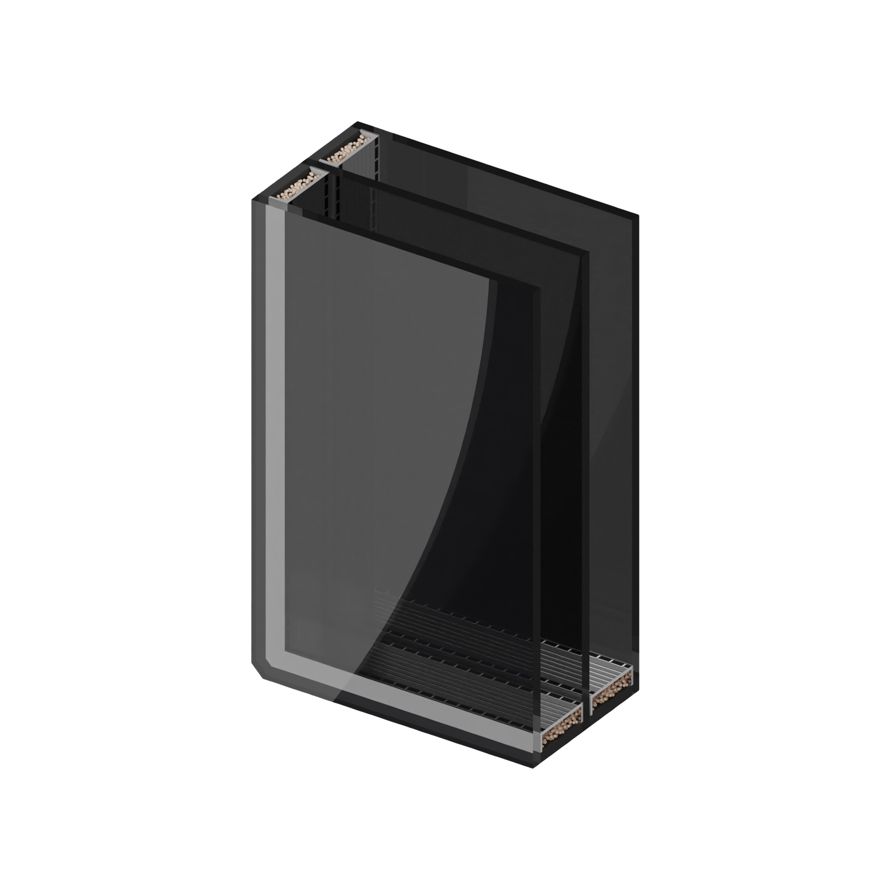 Drzwi zewnętrzne stalowe wejściowe Buena Shadow 68 czarne antracytowe 80 lewe Isoxa - 3