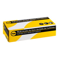 CILINDRO BOMBIN 40 X 40  MM. SERRETA LEVA 15  MM. LATON YL5 YALE - 2