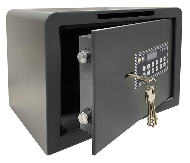 CAJA FUERTE ELECTRÓNICA DE APERTURA CÓDIGO DE SOBREMESA DE TAMAÑO