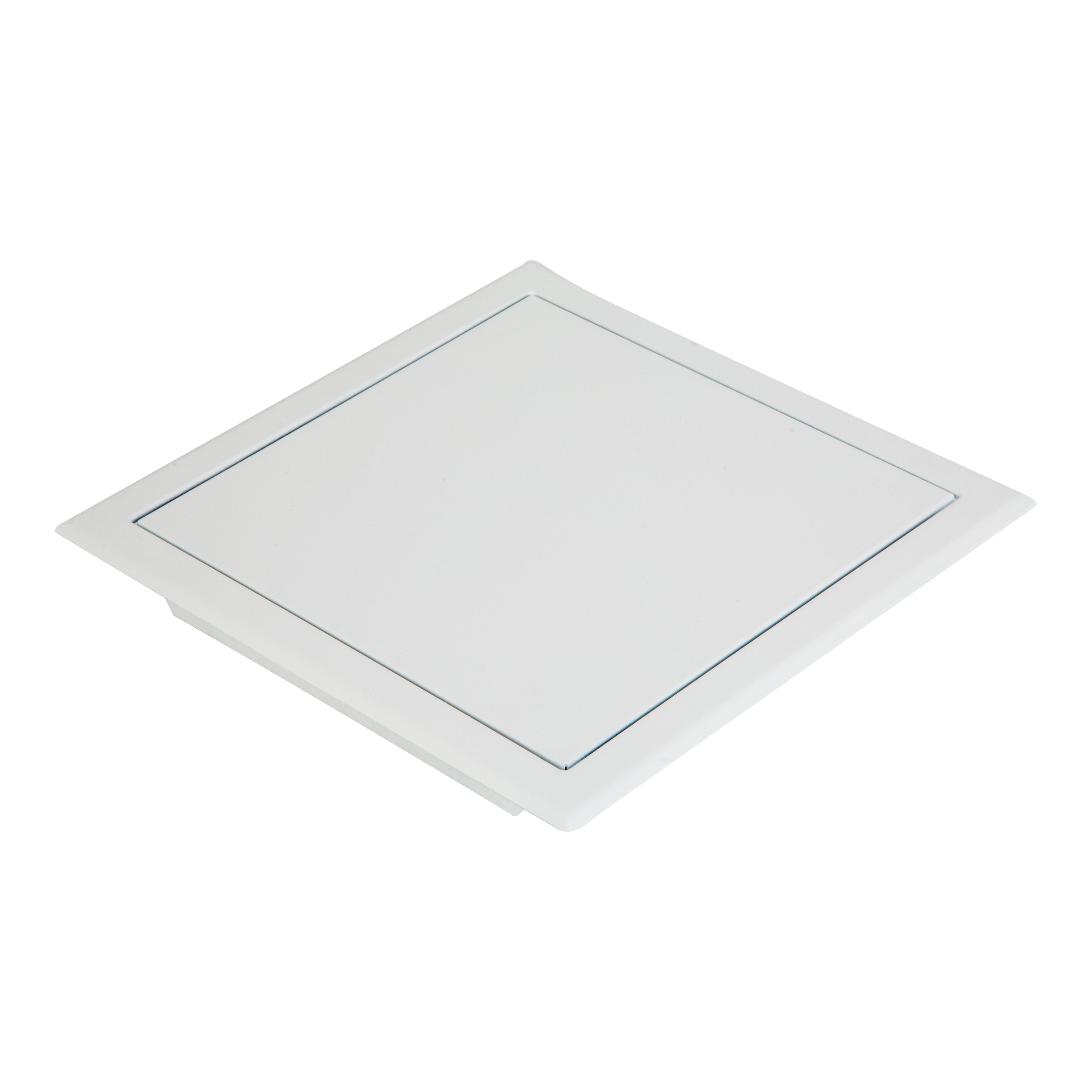 TRAMPILLA METÁLICA BLANCA CLIC 30X30 CM - 2