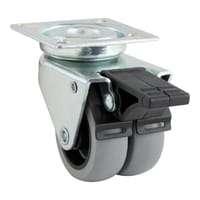RUEDA 50MM GOMA. HASTA 80KG. LLANTA ACERO - 2
