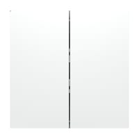 CONMUTADOR DOBLE SERIE VIVA BLANCO - 2