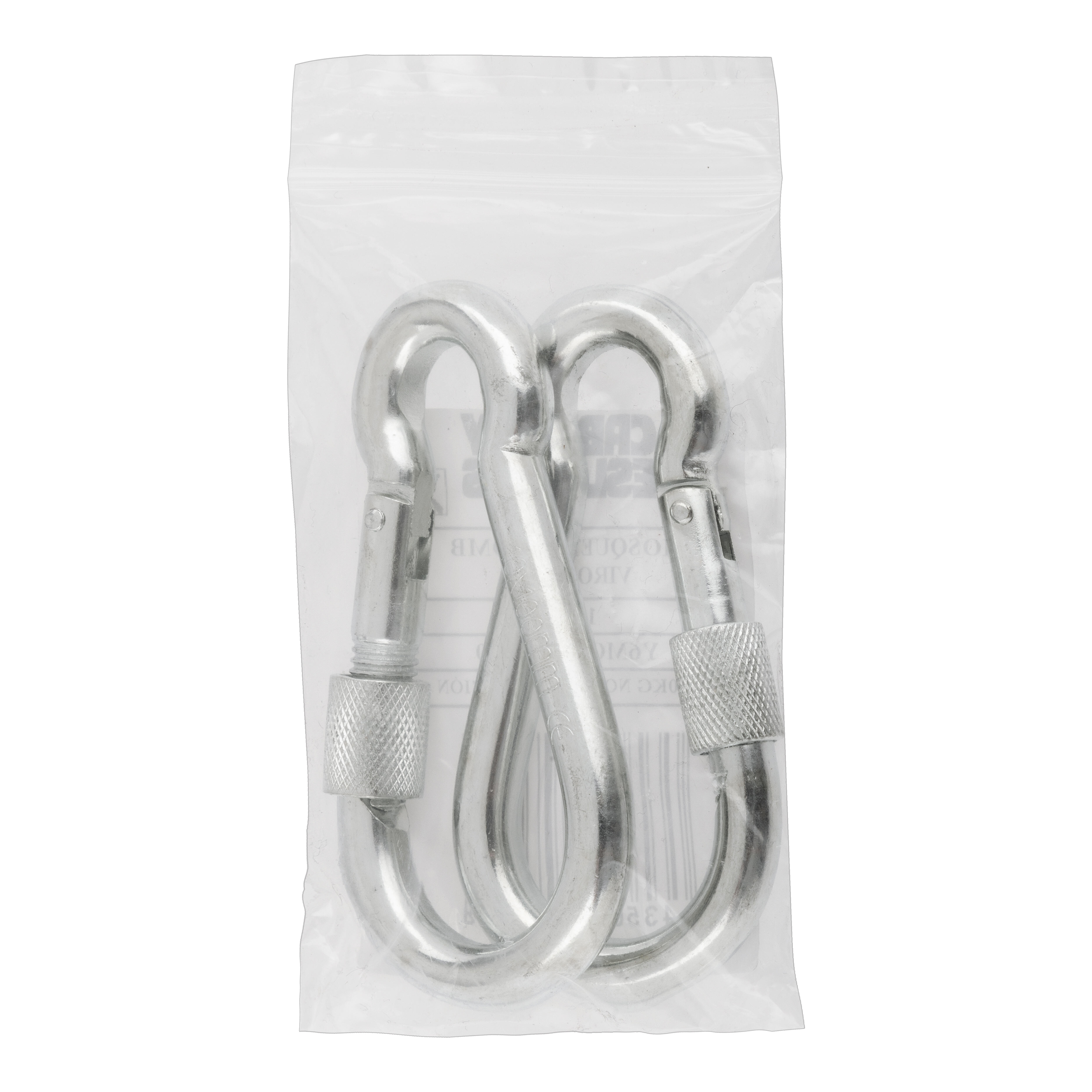 MOSQUETON  BOMBERO GALVANIZADO CON VIROLA 10 MM. 2 UDS - 2