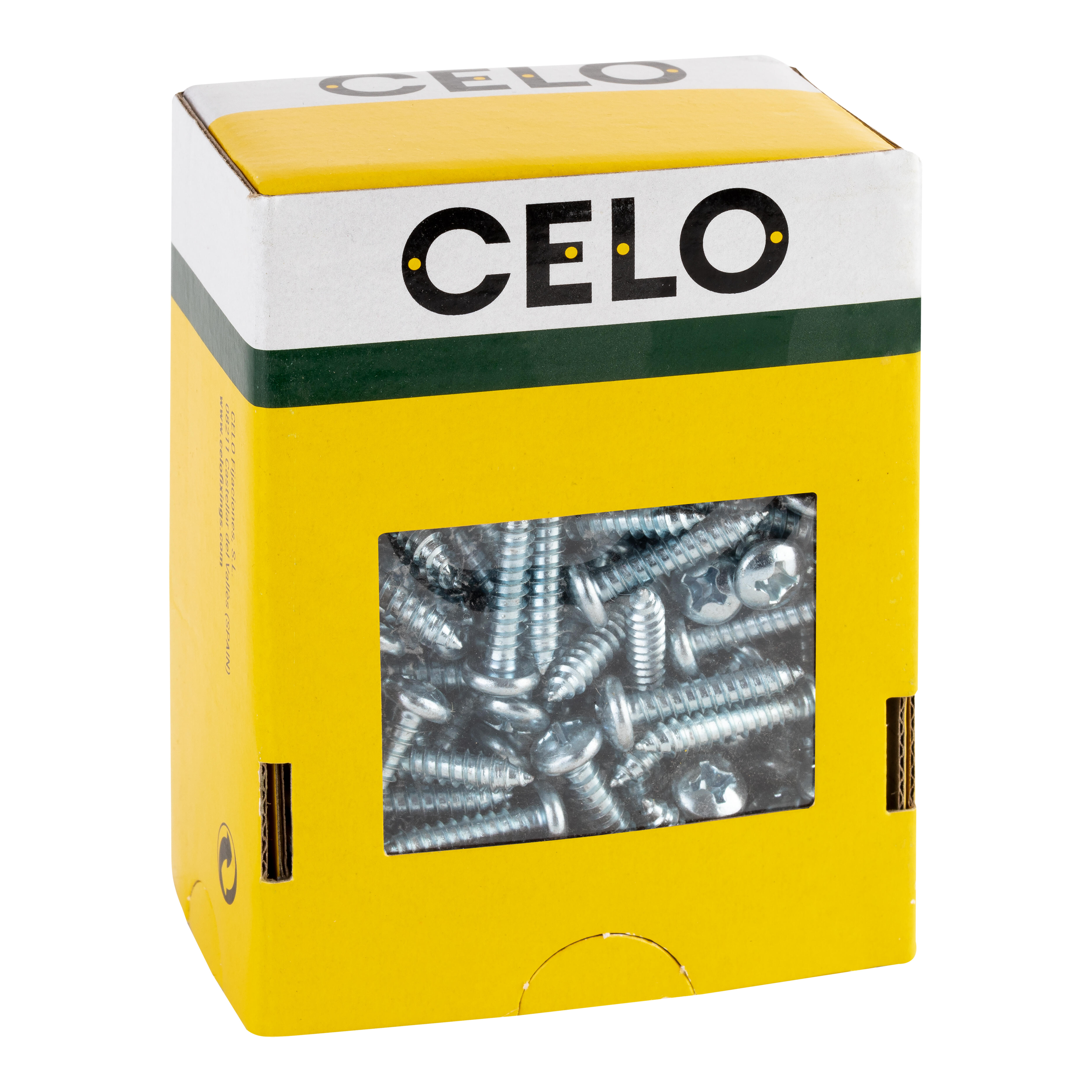 TORNILLOS ROSCA PARA METAL CINCADOS 5,5X25MM. 250UDS - 2