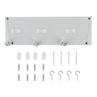 TENDEDERO DE ROPA 3 CUERDAS EXTENSIBLE DE PARED EXTERIOR E INTERIOR  - 2