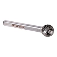 3 FRESAS METAL PARA AMOLADORA RECTA 6MM STAYER - 2