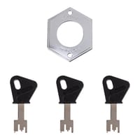 BOMBÍN CERRADURA DE ALTA SEGURIDAD 30X30MM CON 3 LLAVES MOTTURA 01 - 2