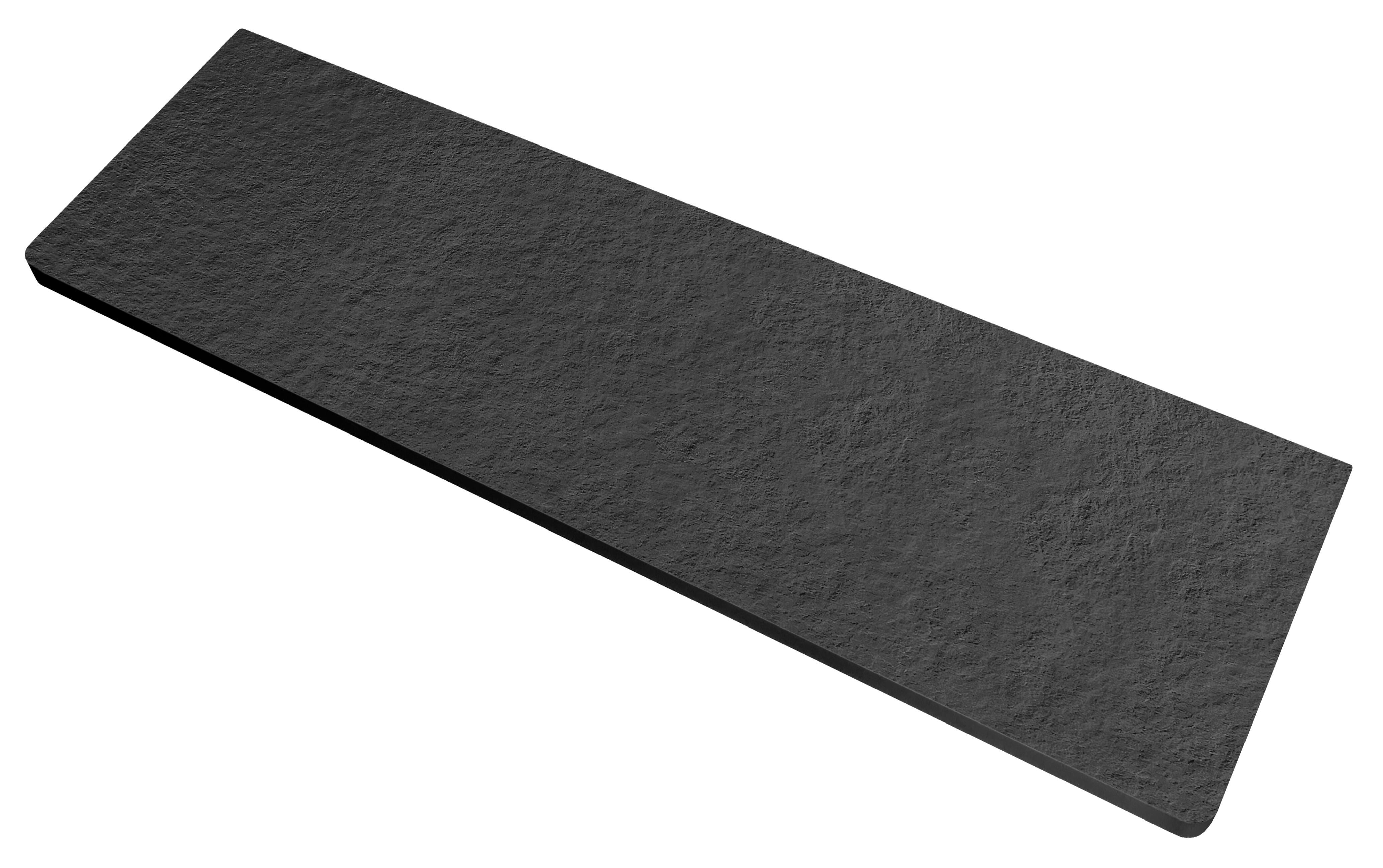 PLATO DE DUCHA RESINA VALVULA OCULTA NEGRO 70X160CM - 2