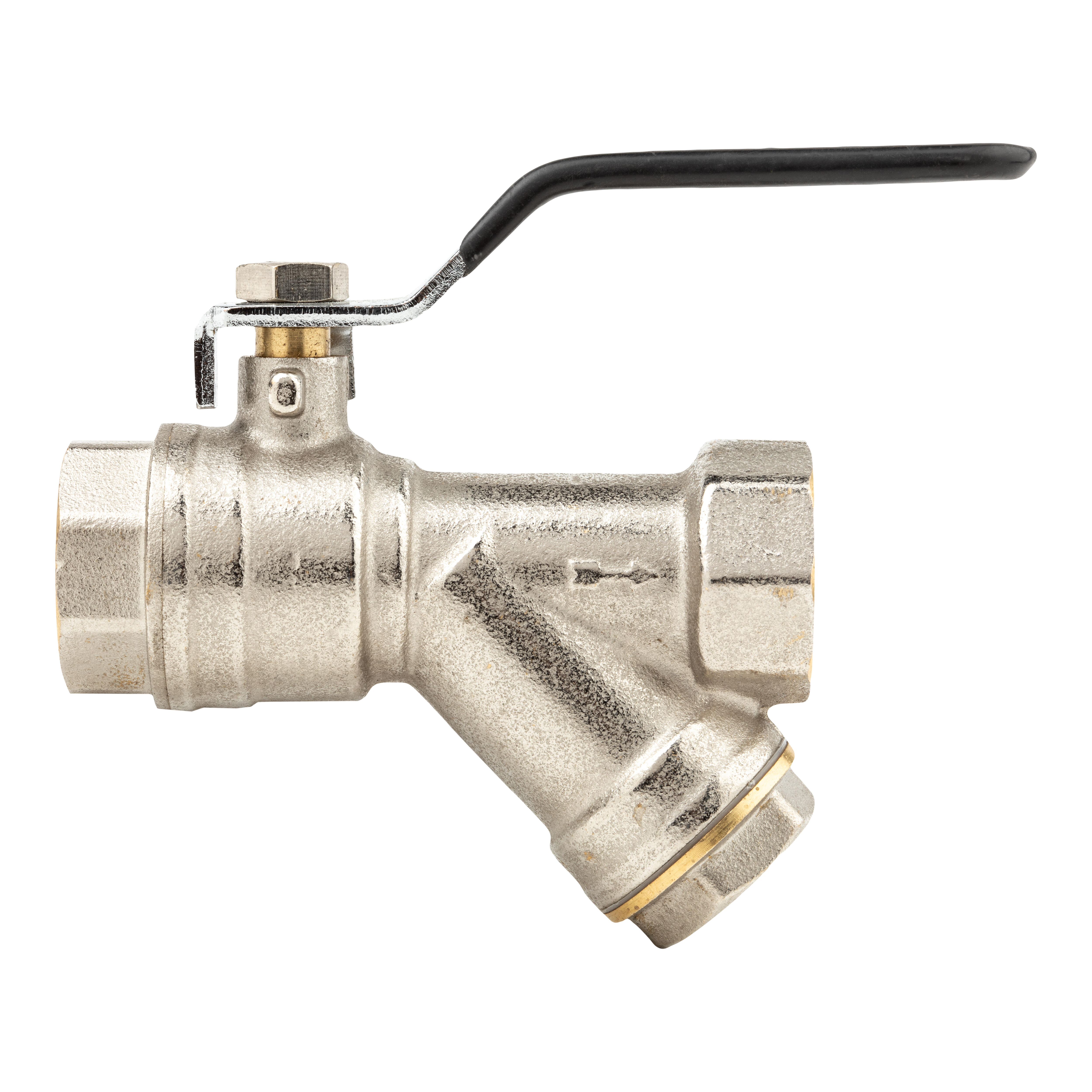 VÁLVULA ESFERA CON FILTRO + RETENCIÓN Ø3/4