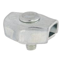 SUJETACABLE PLANOS SIMPLE GALVANIZADO 2 MM. 8 UDS - 2