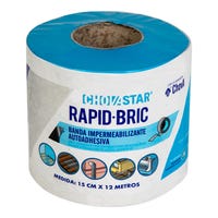 BANDA AUTOADHESIVA BETÚN ELASTÓMERO RAPID BRIC ALUMINIO 15 CM 12 M - 4