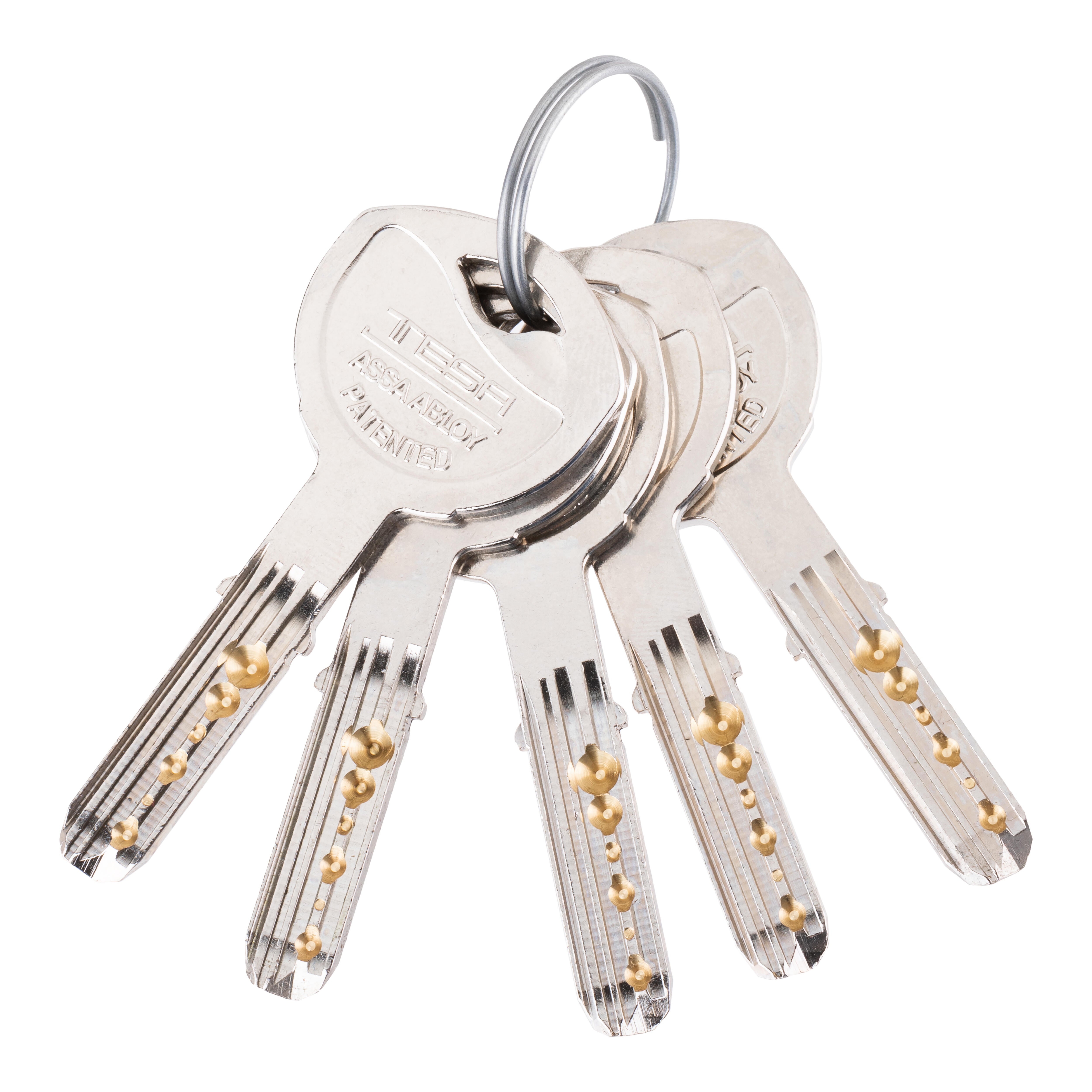 CILINDRO SEGURIDAD ANTIROTURA Y ANTIBUMPING 40 X 40 MM. NIQUEL T70 TESA - 2