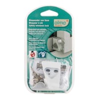 BLOQUEO CON LLAVE PARA VENTANA CORREDERA BLANCO - 2