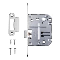 PICAPORTE UNIFICADO 50  MM. CANTO REDONDO 70  MM. ACERO INOXIDABLE - 2