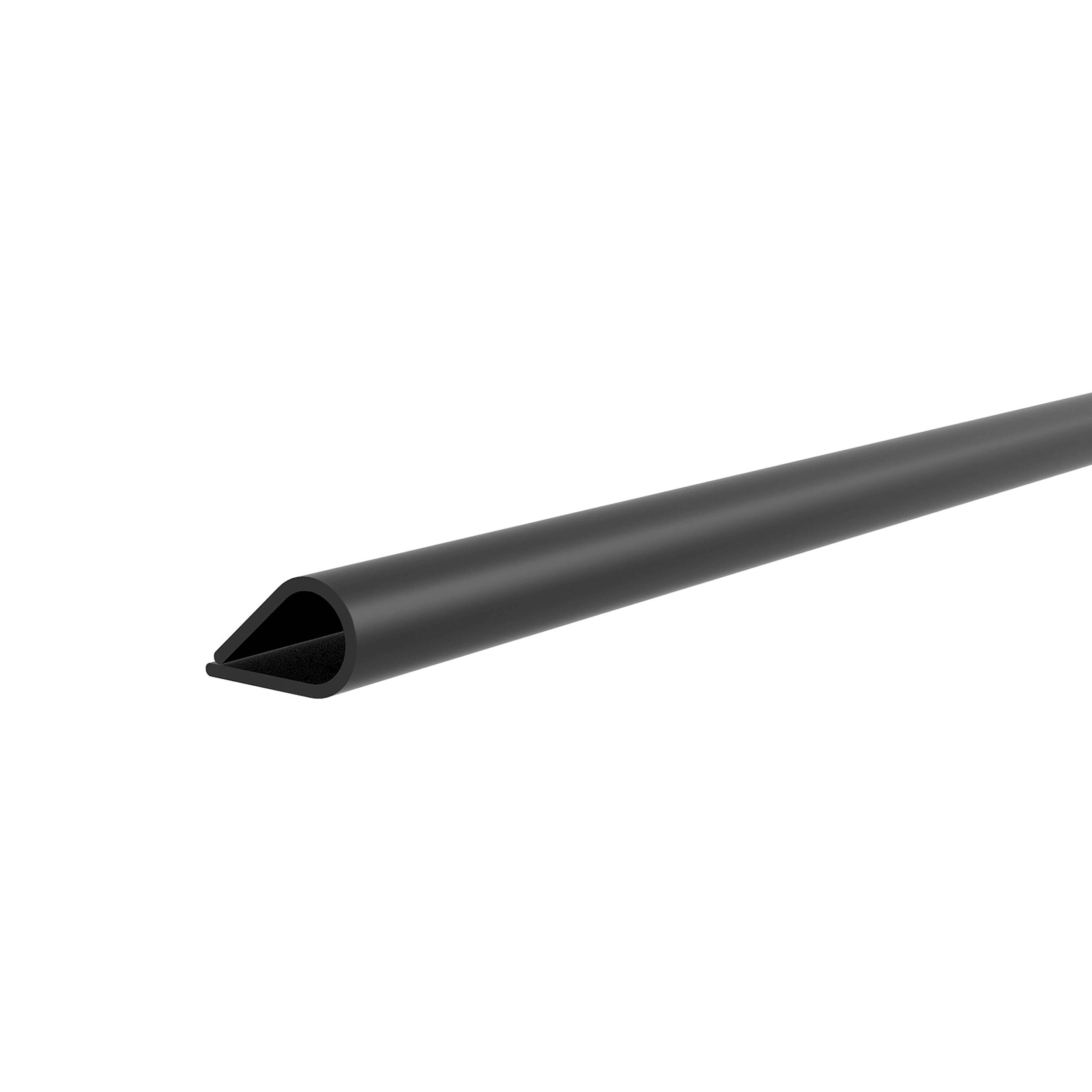 PINZA PVC NEGRO 15X0,9MM 2M - 3