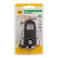 CANDADO DE SEGURIDAD PARA EXTERIOR 51MM DE ACERO CON 3 LLAVES YALE - 2