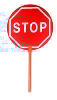 SEÑAL PALETA MANUAL STOP/PASE 1UD - 2