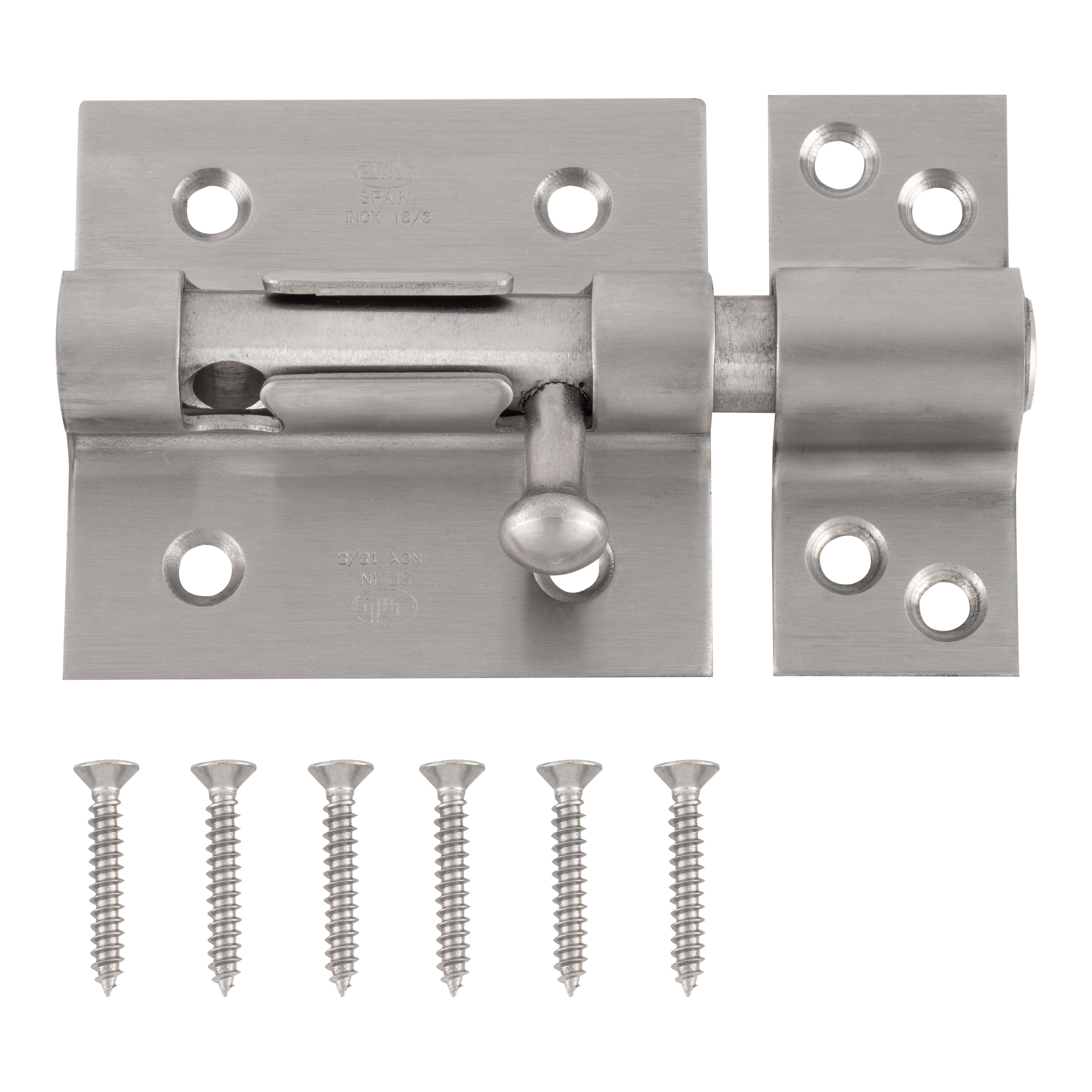 PESTILLO 70  MM. ACERO INOXIDABLE MOD 454 AMIG - 2