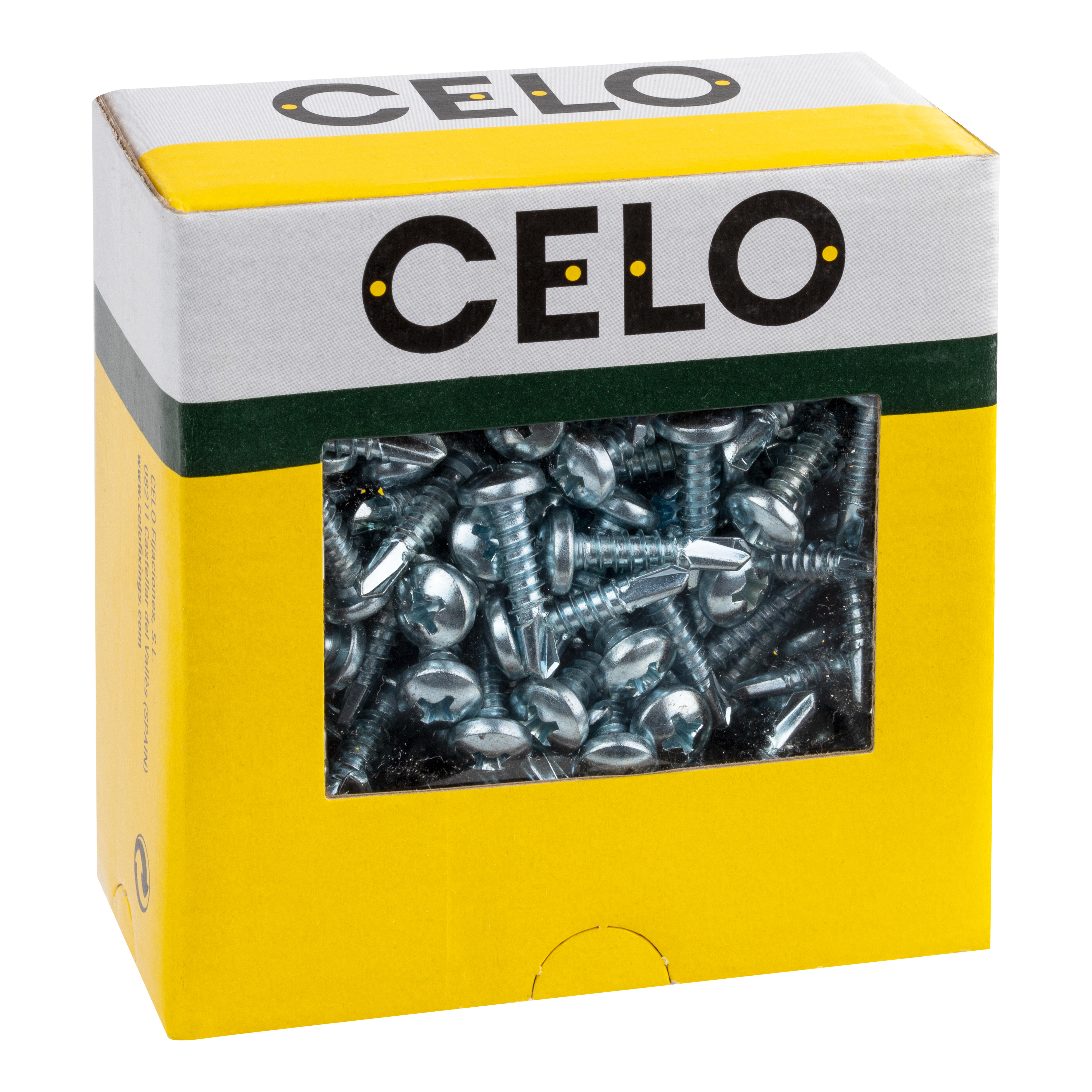 TORNILLOS ROSCA CHAPA PARA METAL CINCADOS 4,8X19MM. 250UDS - 2