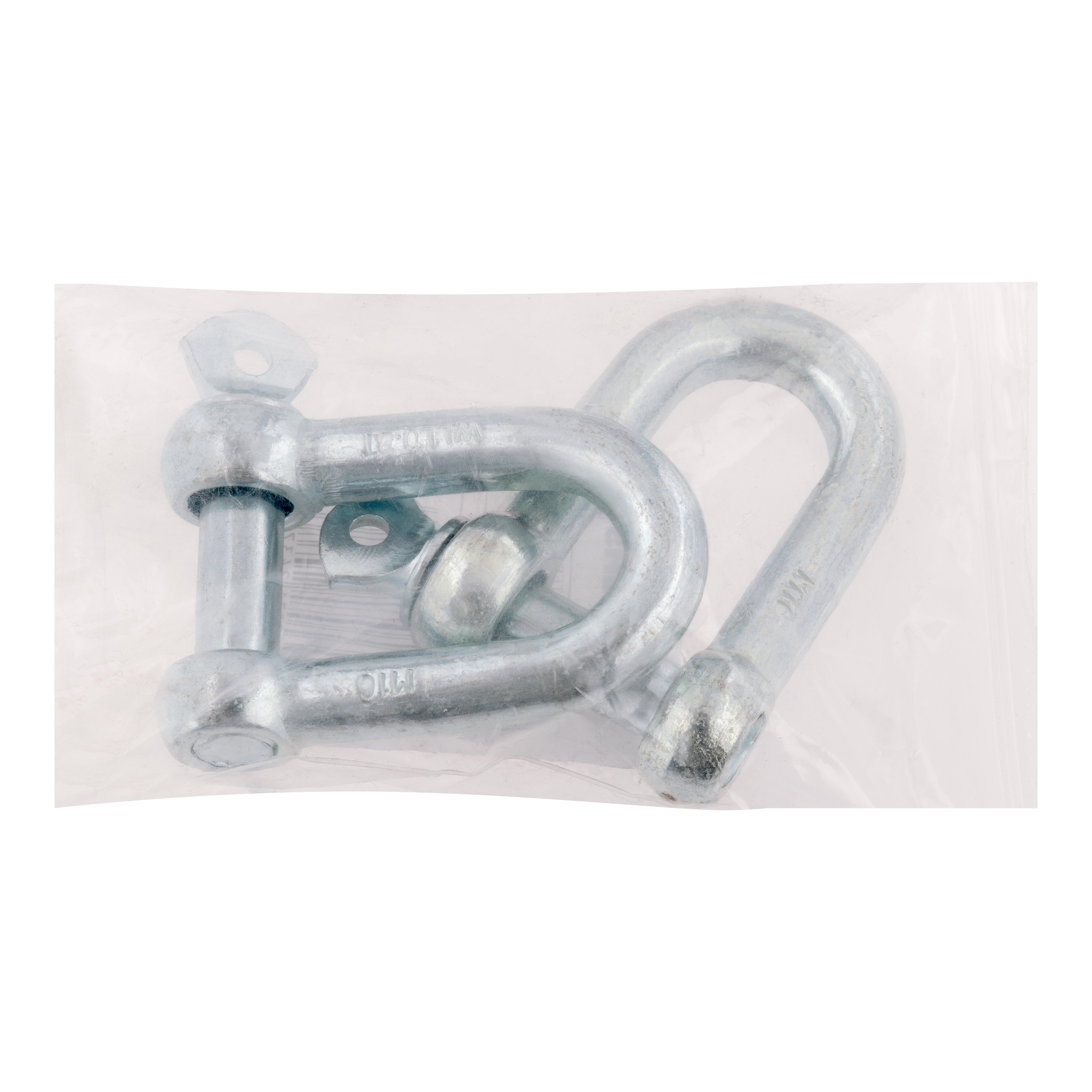 GRILLETE RECTO CON PASADOR GALVANIZADO 16 MM. 2 UDS - 3