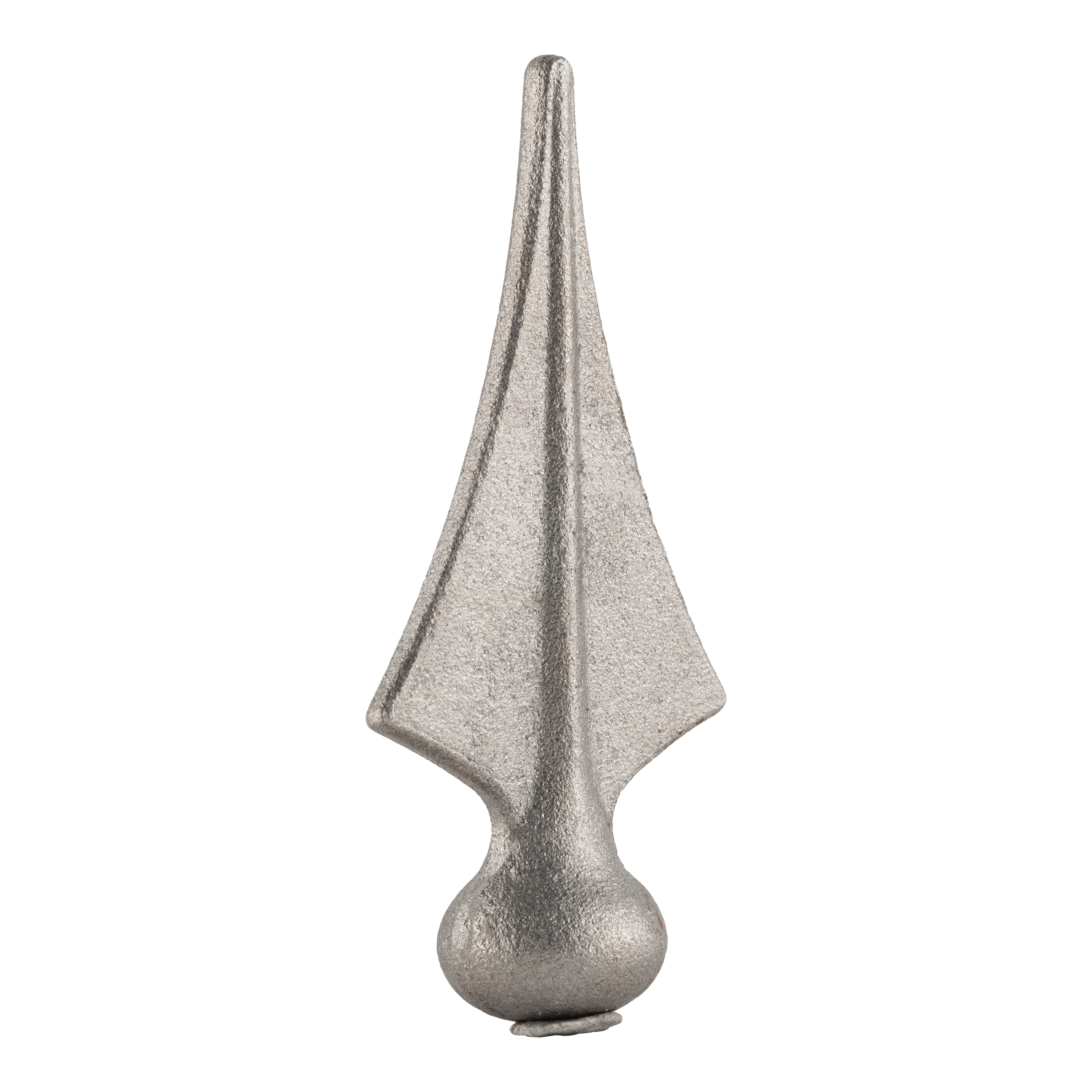 PUNTA LANZA HIERRO FORJADO BASE REDONDA 125X35MM - 4