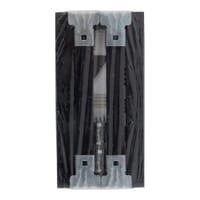 PATA SOMIER METAL CUADRADA CON RUEDAS 300MM 30X30MM NEGRA 4UDS - 3