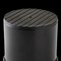 TOPE PARA PUERTAS DE ACERO RETENEDOR PINTADO NEGRO - 2