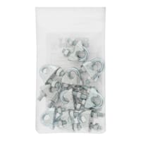 SUJETACABLE ESTRIBO DIN 741 GALVANIZADO 6.5 MM. 10 UDS - 2