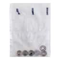 EMBELLECEDOR LISO TORNILLO  16 MM NIQUELADO. 4 UDS - 2