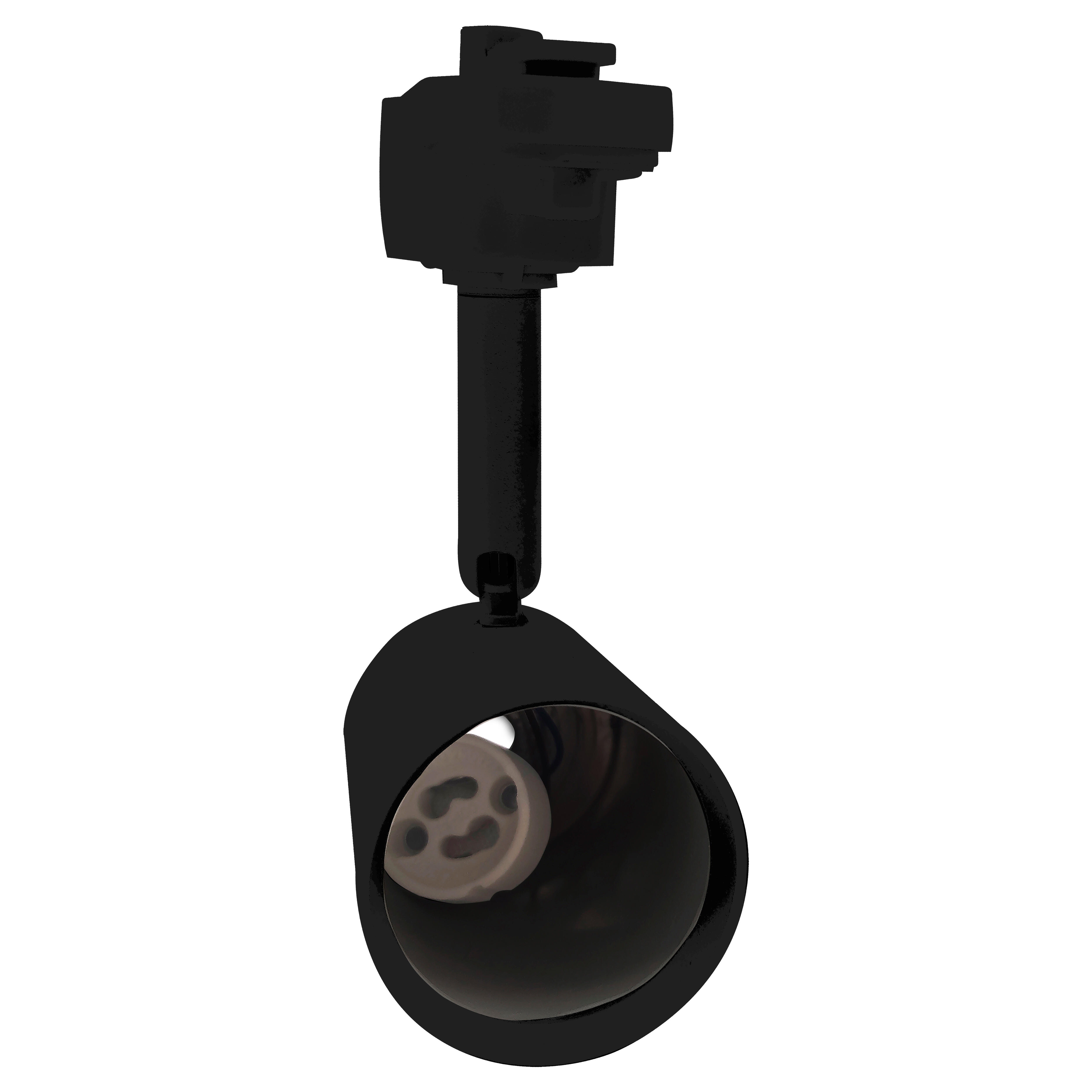 FOCO DE CARRIL MONOFÁSICO NEGRO - 2
