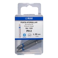 PUNTAS PARA ATORNILLADOR PHILIPS PH2 LARGA L50 IZAR 3 UDS - 4