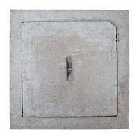 COMPUERTA DE HORMIGÓN GRIS 40X40 CM - 2