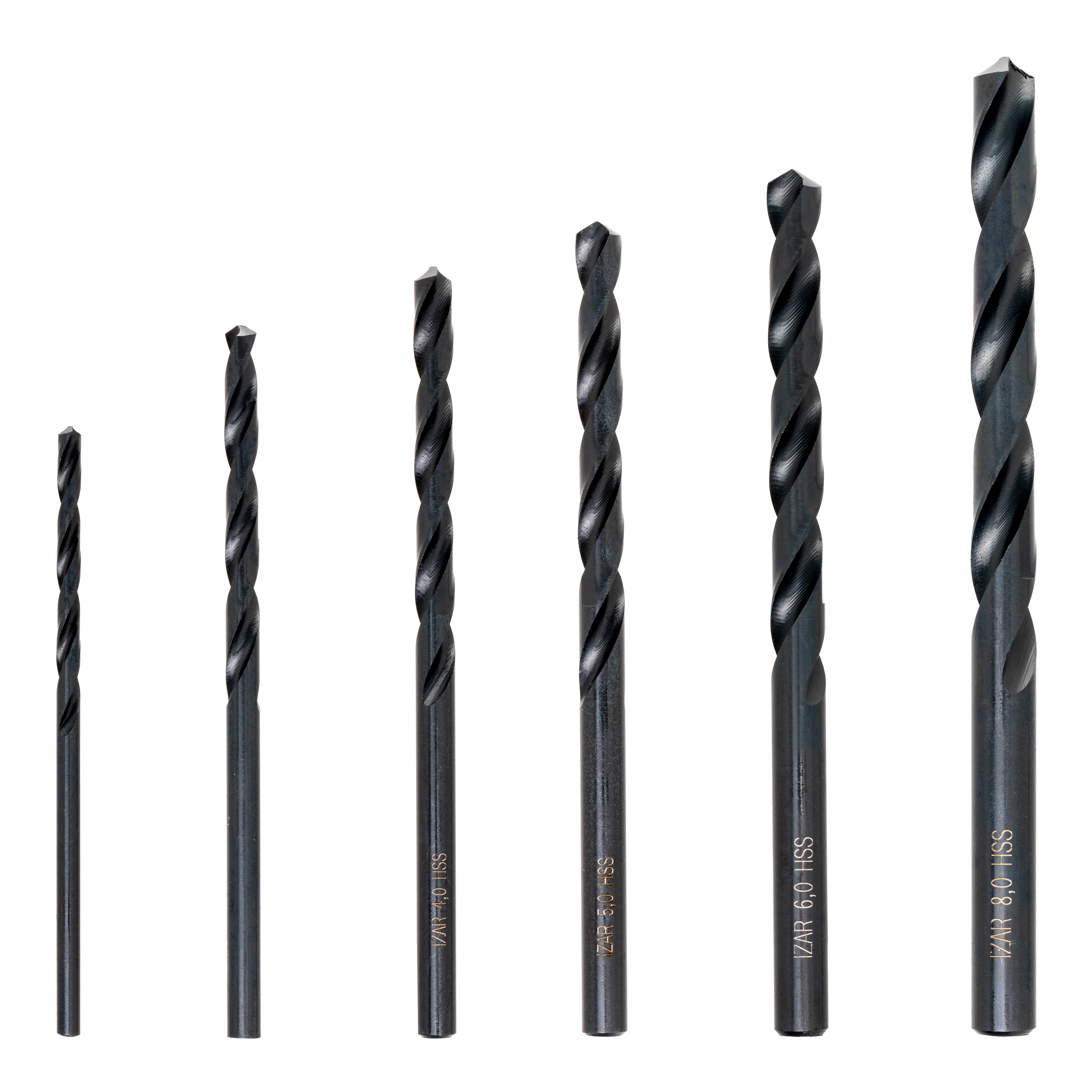 6 BROCAS METAL HSS 2 A 8 MM IZAR - 2