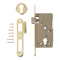 CERRADURA EMBUTIR PUERTA DE MADERA 40  MM. 202 LATONADO FAC - 2