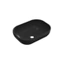 LAVABO SOBREPONER OVALADO 46.5X34X12CM NEGRO MATE - 2