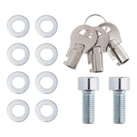 CERRADURA SOBREPONER PUERTAS ENROLLABLE METALICAS ACPM951 BILMA - 2