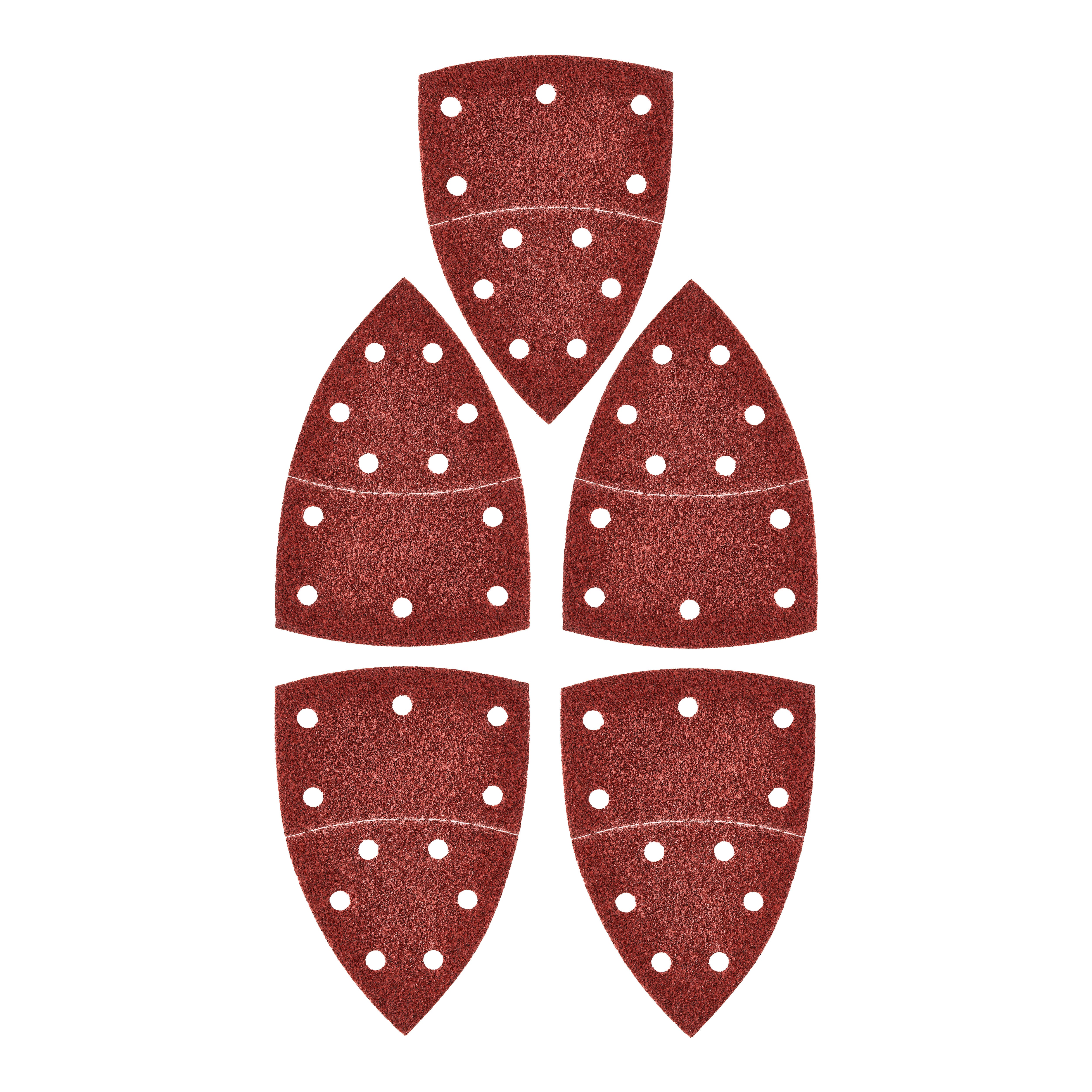 5 LIJAS DELTA 102X152MM VELCRO GRANO 60 - 2