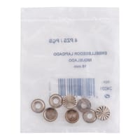 EMBELLECEDOR LAPIDADO TORNILLO  16 MM NIQUELADO. 4 UDS - 2