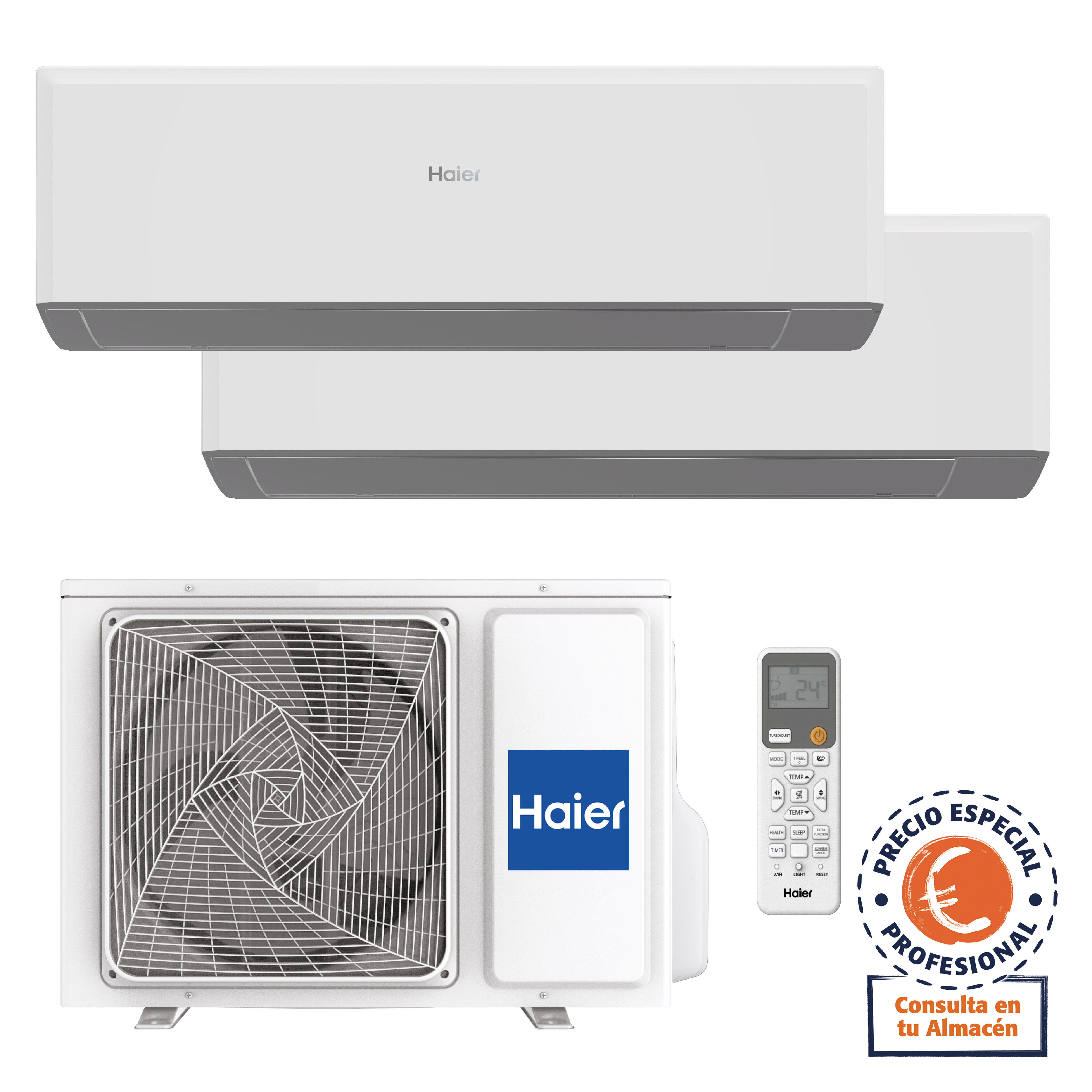 AIRE ACONDICIONADO WIFI MULTISPLIT 2100+2800 FRIGORIAS HAIER GEOS R+ - 4