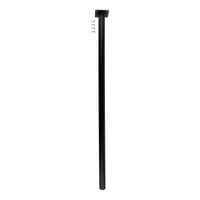 PATA MUEBLE ACERO REDONDA  H 800 MM  30 MM NEGRO. 4 UDS - 2